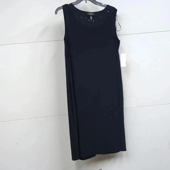 R&M Richards Womens 12 Navy Blue Sparkle Cardigan dr ss Set NWT m27 - Picture 3 of 9